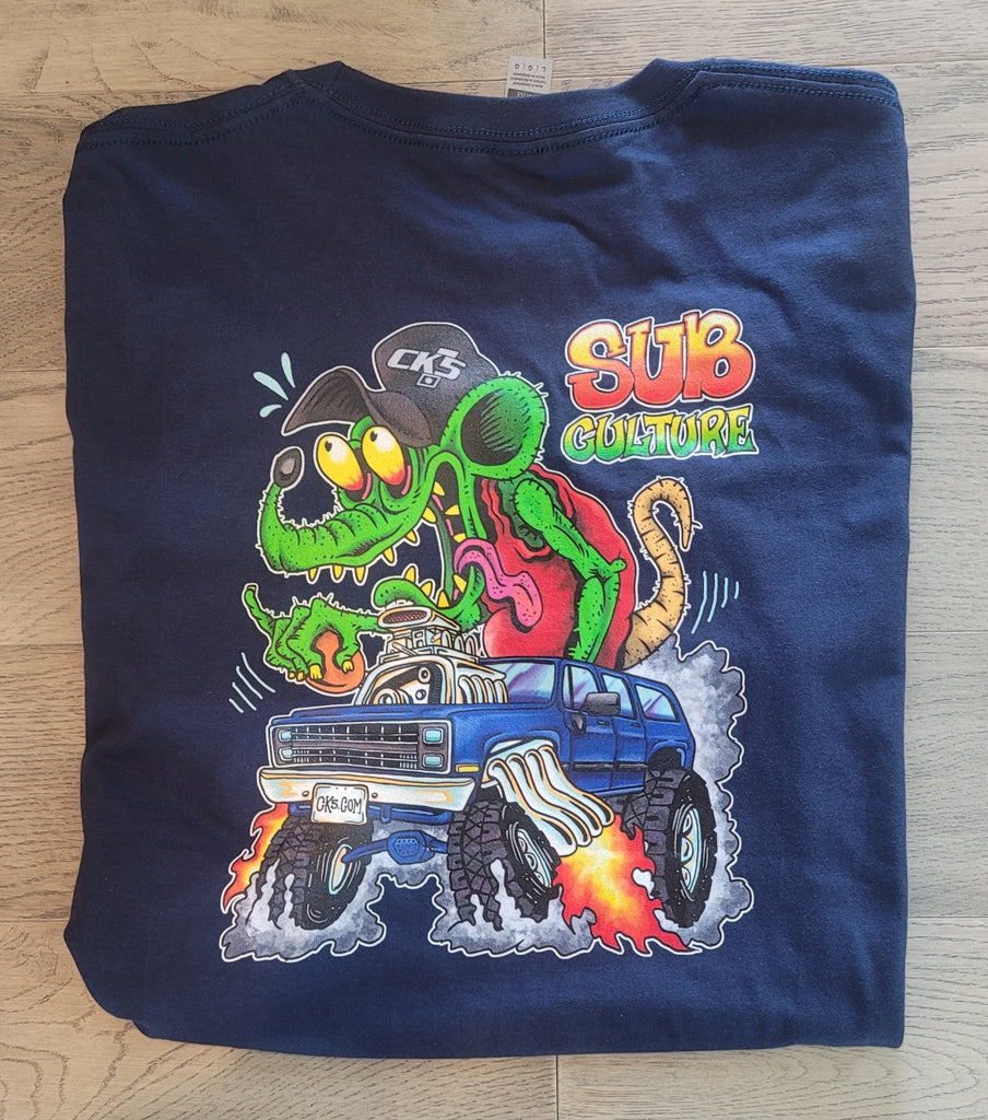 Culture Suburban – 1983-88 T-Shirt design) (two Fink Rat sided Sub Shop