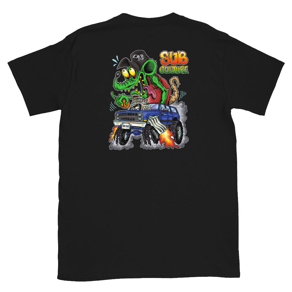 1983-88 Suburban Rat Fink Sub Culture T-Shirt (two sided design)