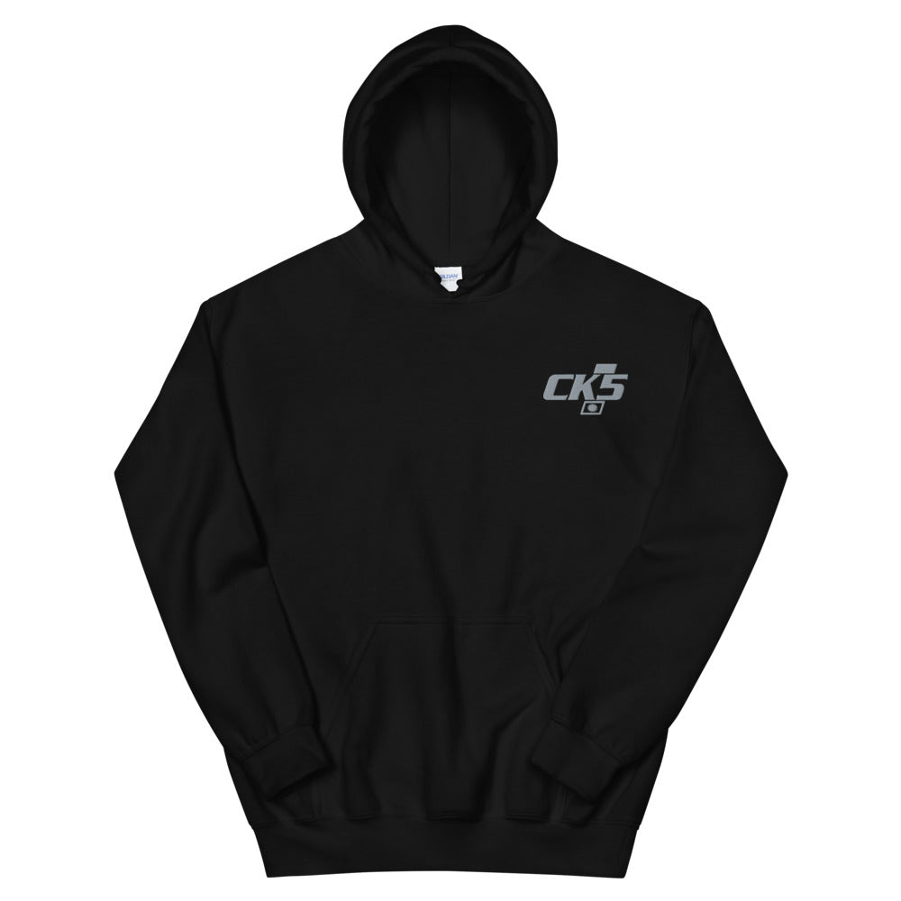 CK5 Embroidered Badge Hooded Sweatshirt