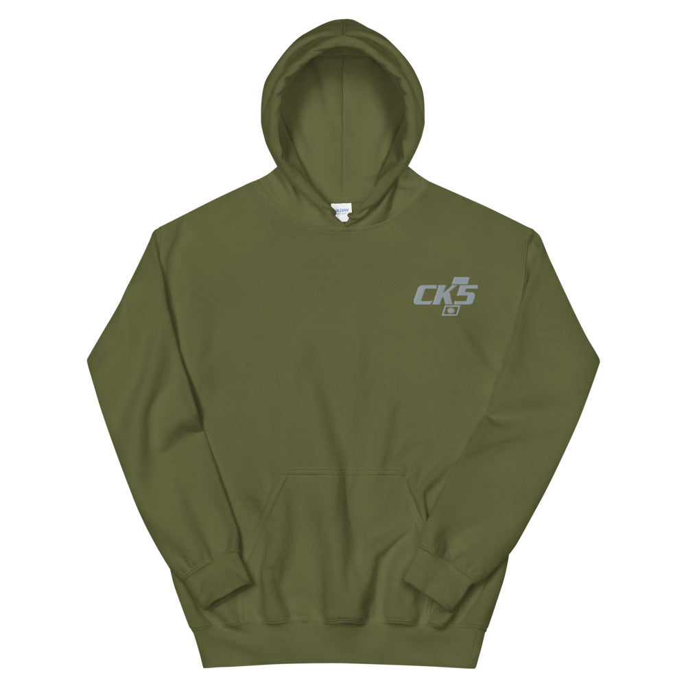 CK5 Embroidered Badge Hooded Sweatshirt